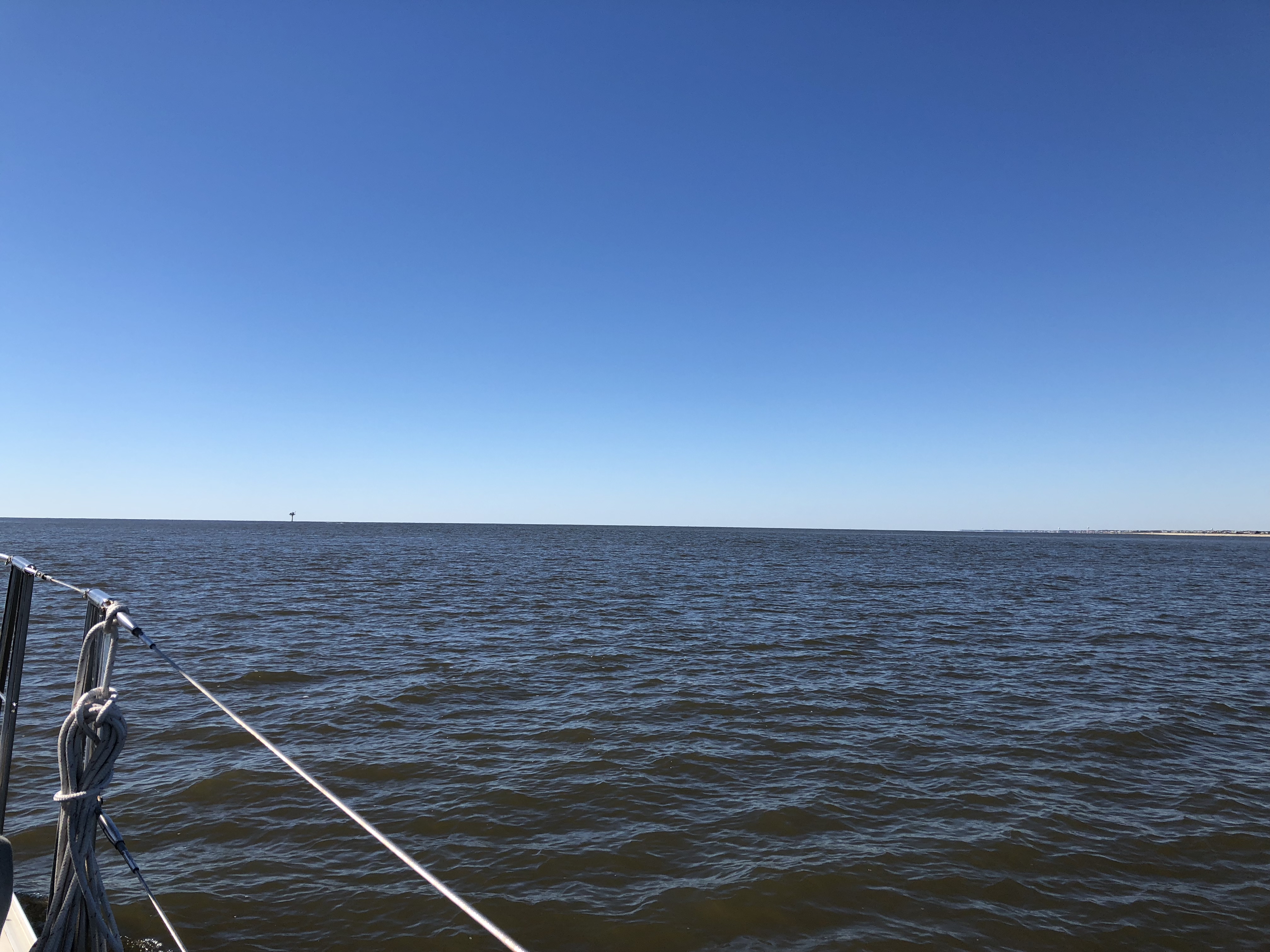 Leaving Bald Head Island.