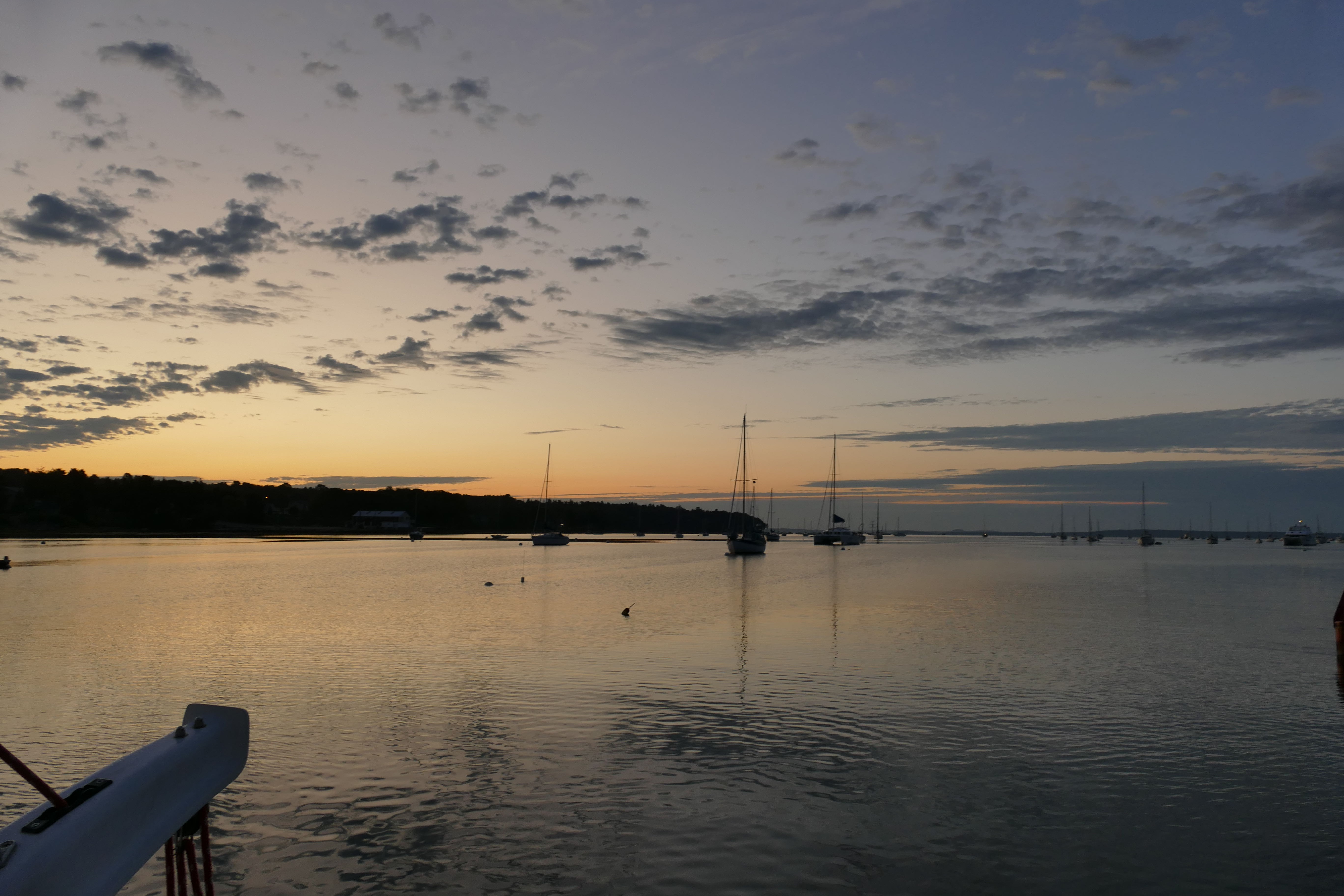 Sunrise in Belfast. The water was this calm almost the entire week