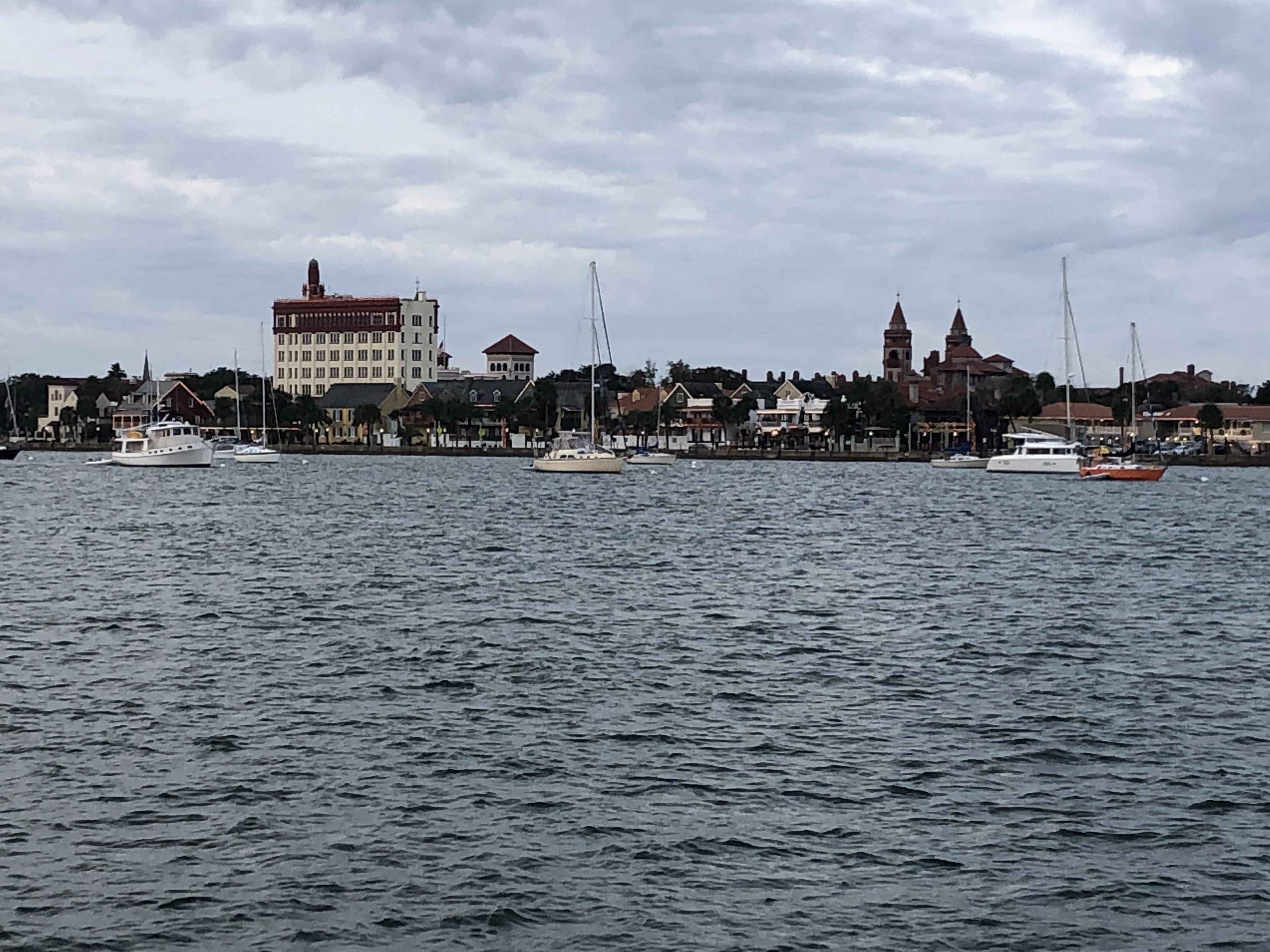 Historic St Augustine. It’s probably touristy, but we want to come back and grab one of these mooring balls one day and explore.